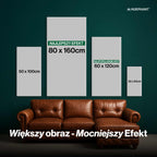 rozmiary obrazów Huephant - pionowe, proporcje 2:1