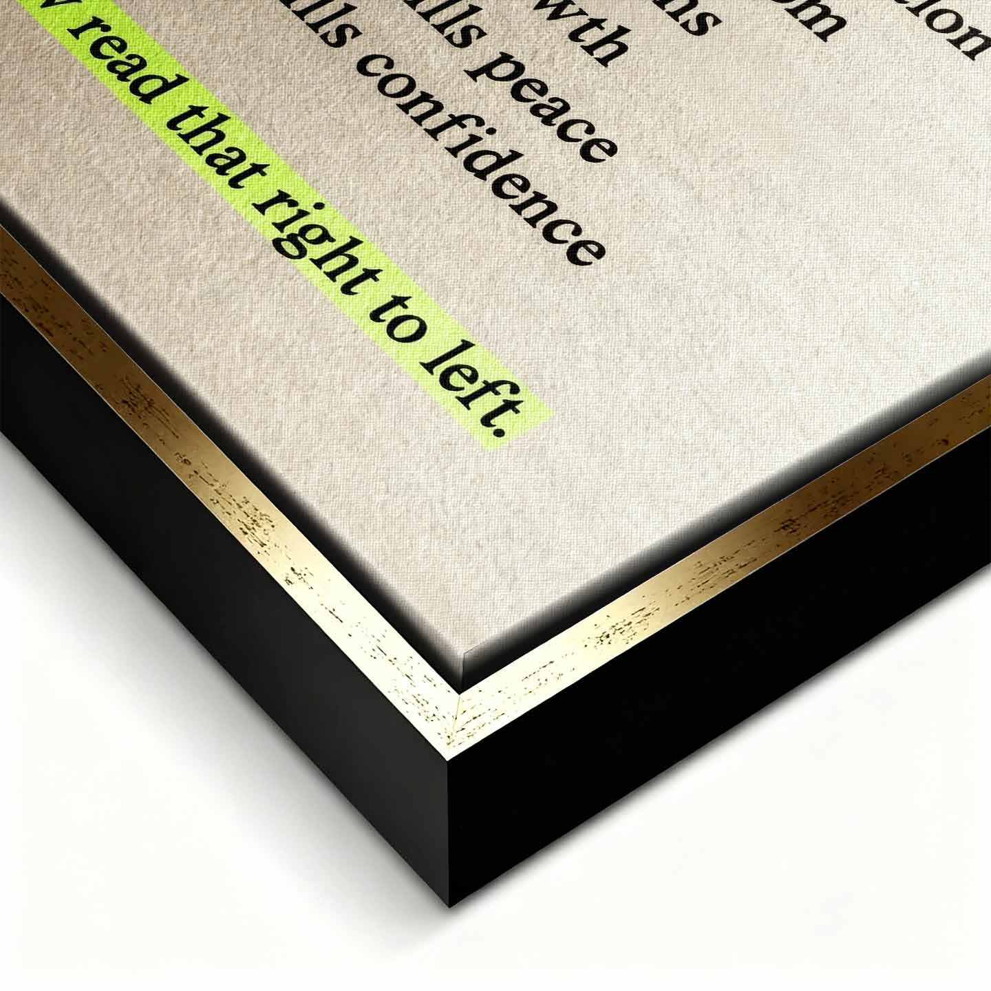 Motywacyjny obraz na płótnie Perspective Shift – cytat o lenistwie, strachu i pewności siebie z ukrytym przesłaniem, symbol kreatywnego myślenia i rozwoju.