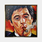 Obraz Art Face – Płótno – Złota rama – Huephant