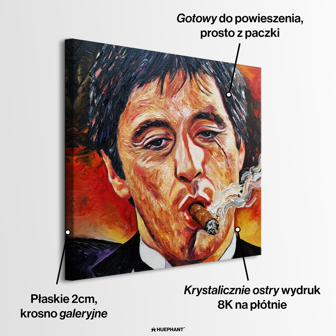 Obraz Art Face – informacje o wykonaniu – Huephant