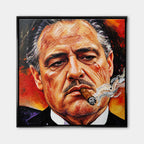 Obraz Art Father – Płótno – Czarna rama – Huephant