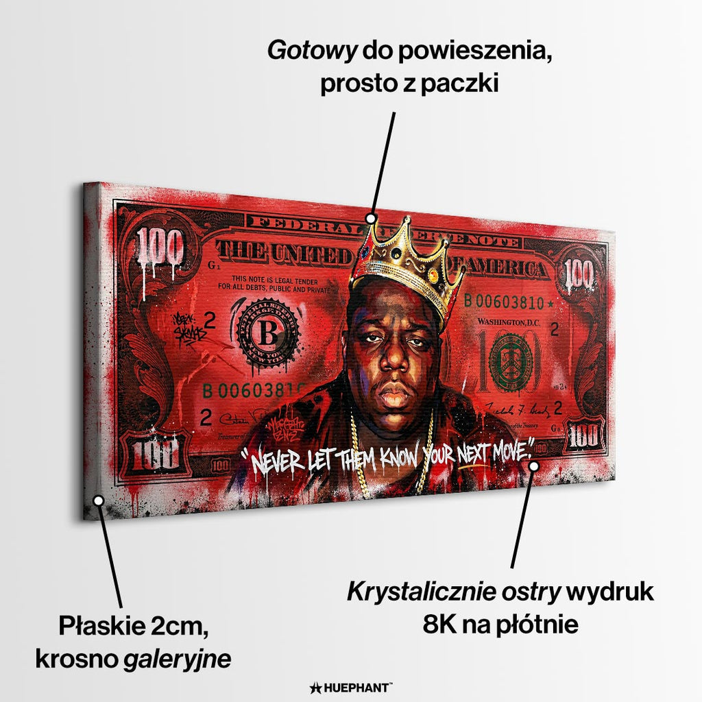 Obraz Next Move – informacje o wykonaniu – Huephant