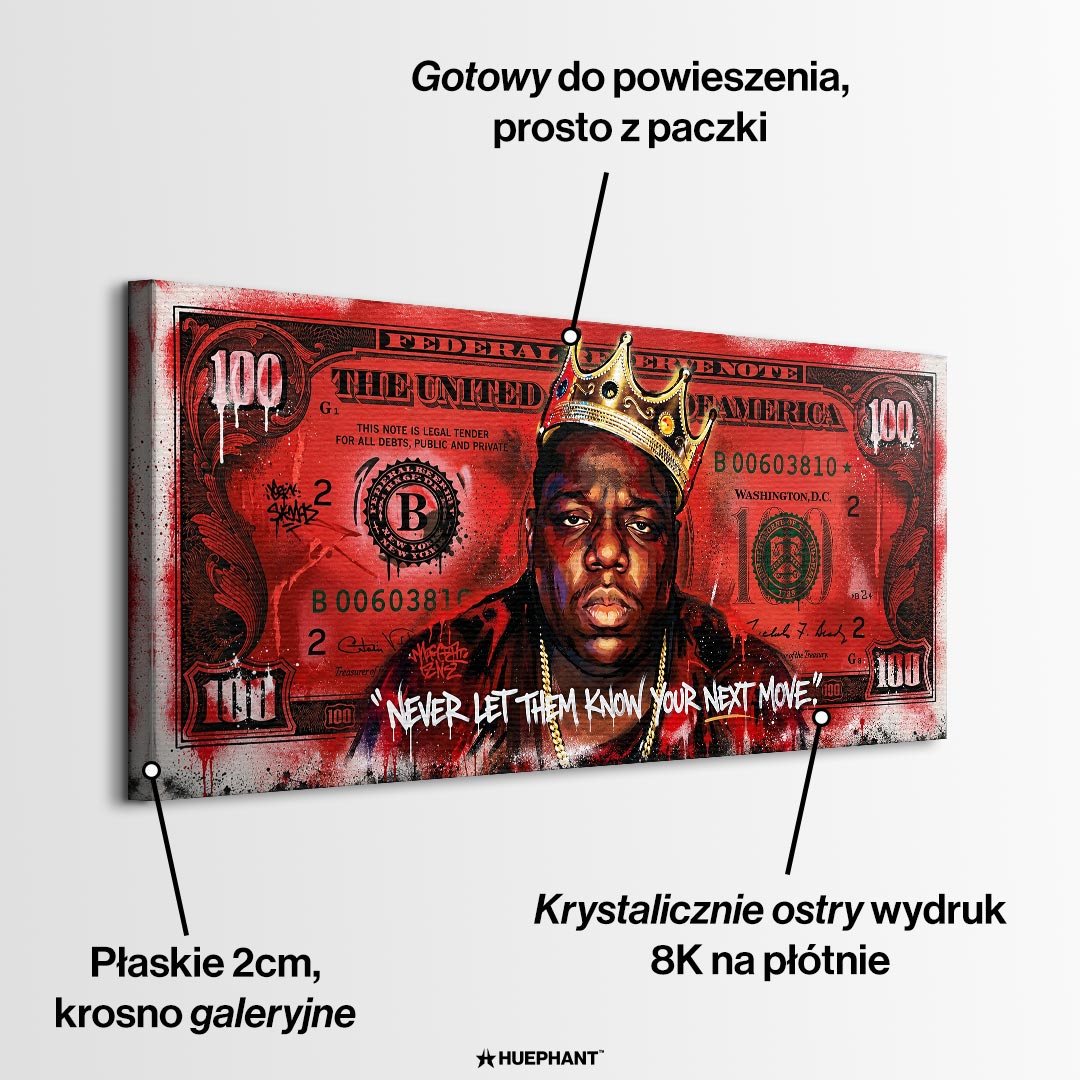 Obraz Next Move – informacje o wykonaniu – Huephant