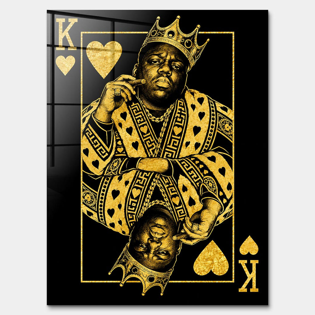 Obraz Brooklyn King – Szkło akrylowe – Bez ramy – Huephant