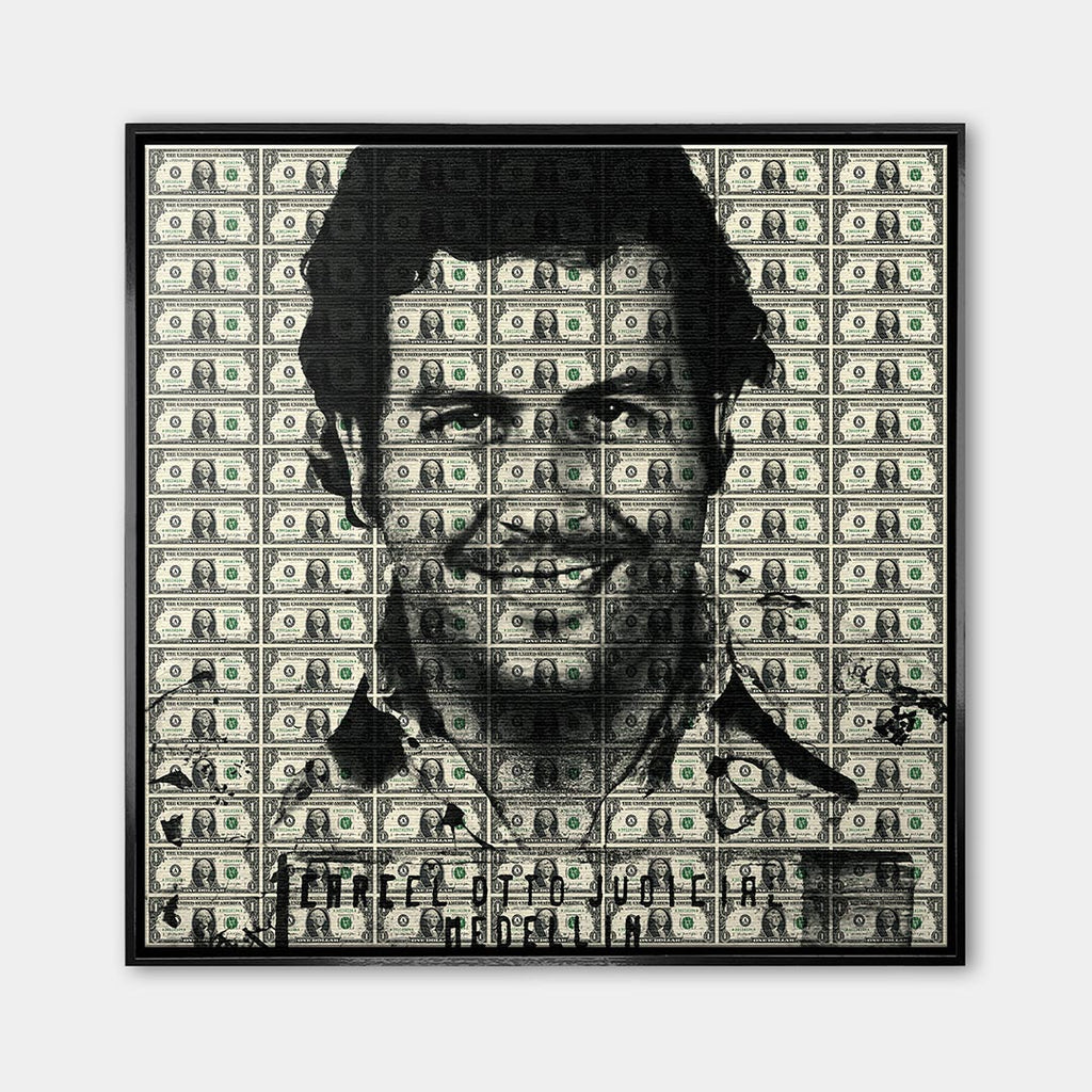 Obraz Cartel Boss – Płótno – Czarna rama – Huephant