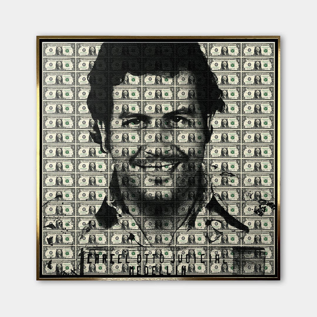 Obraz Cartel Boss – Płótno – Złota rama – Huephant