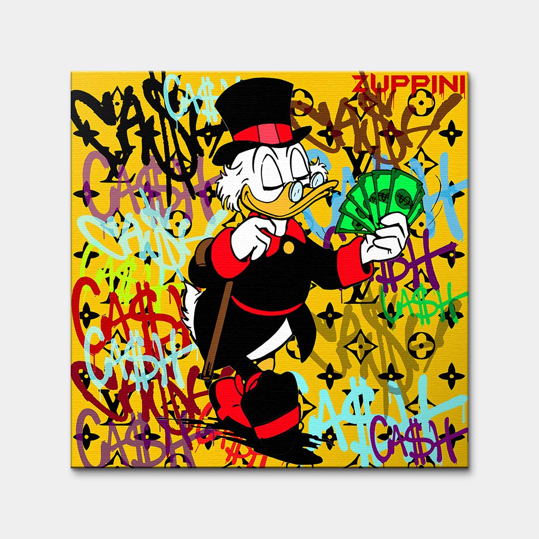 Cash Tycoon – Płótno – Bez ramy – Huephant
