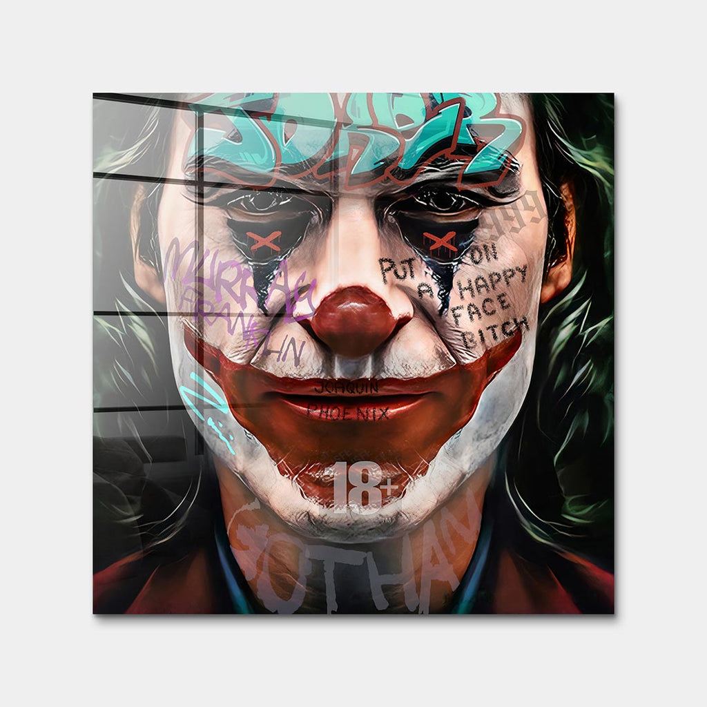 Chaos Smile – Szkło akrylowe – Bez ramy – Huephant