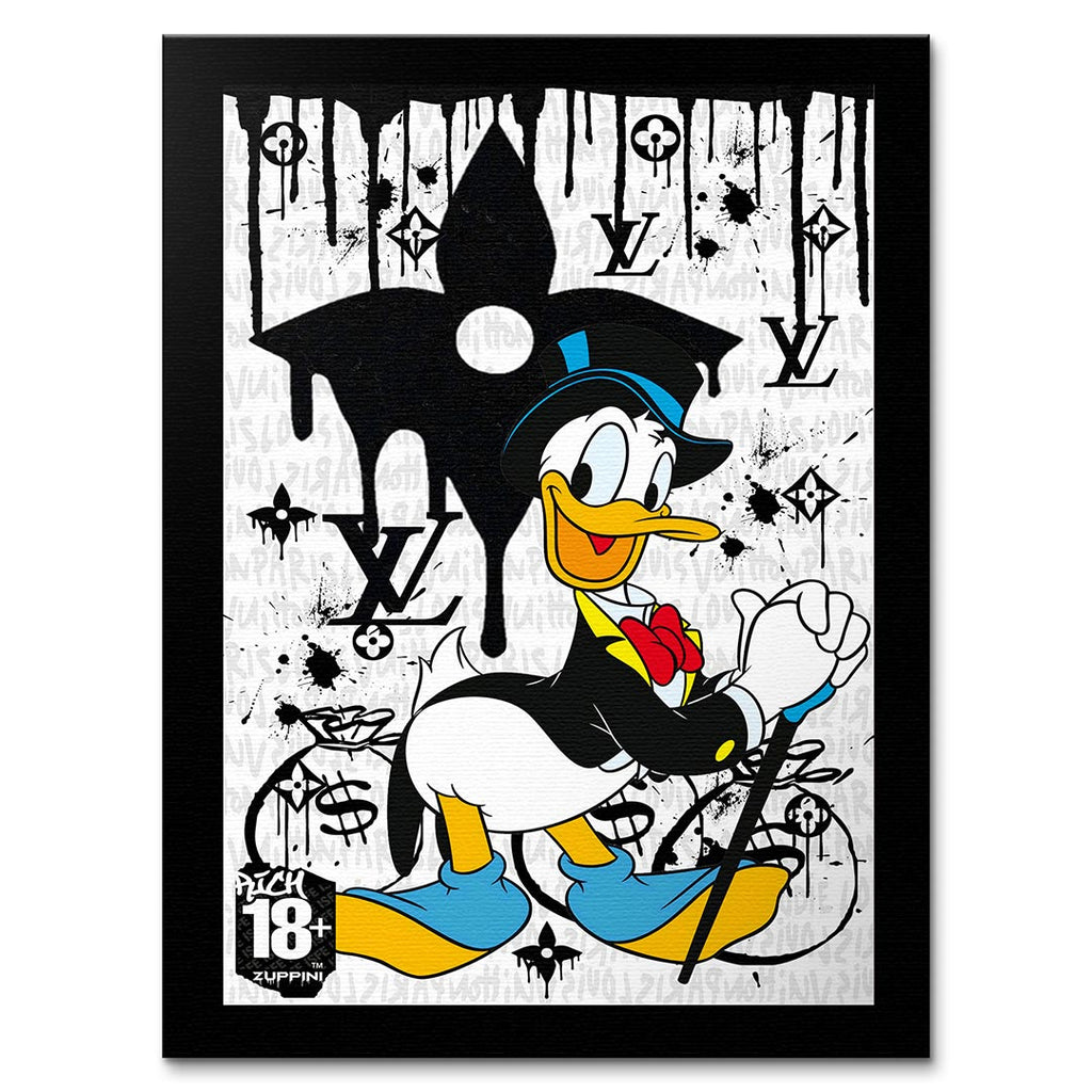 Dapper Duck – Płótno – Bez ramy – Huephant