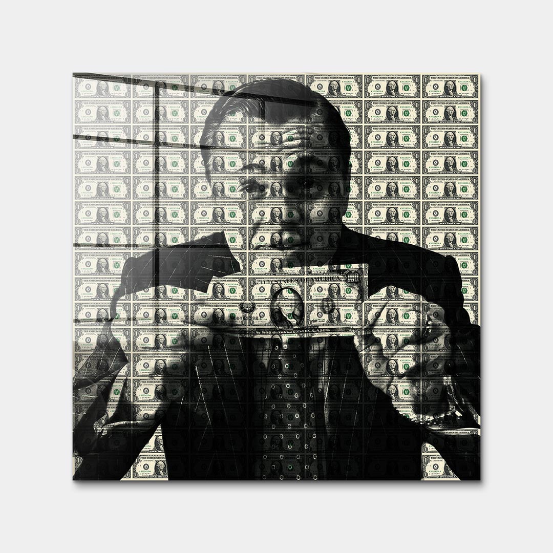 Obraz Dollar Grip – Szkło akrylowe – Bez ramy – Huephant