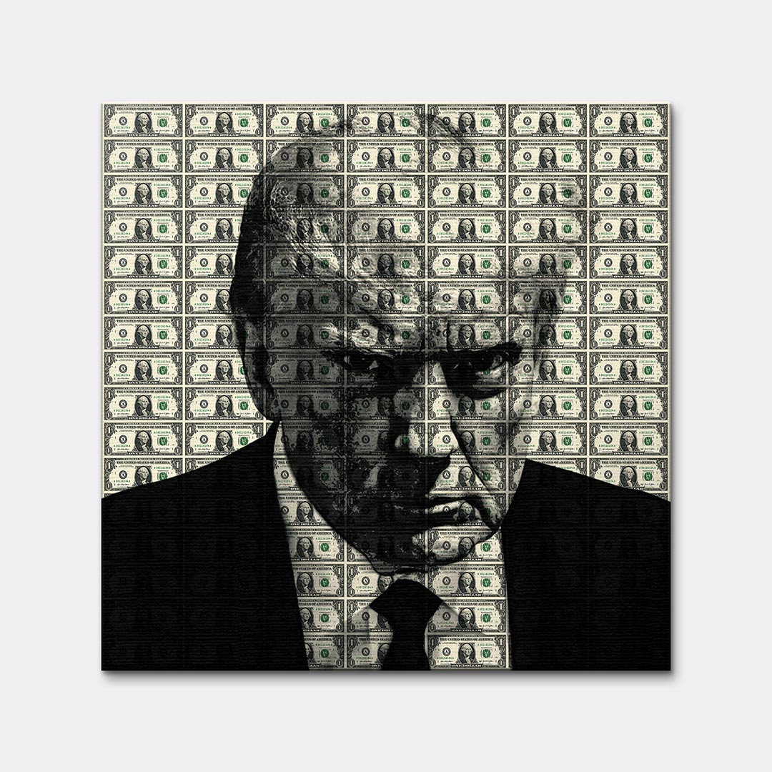 Obraz Dollar President – Płótno – Bez ramy – Huephant