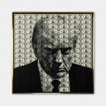 Obraz Dollar President – Płótno – Złota rama – Huephant