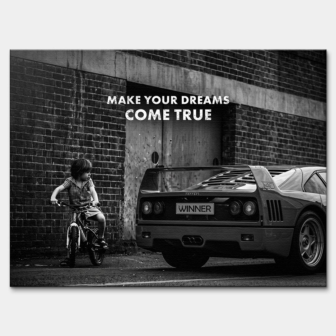 Obraz Dreams Come True Kid – Płótno – Bez ramy – Huephant