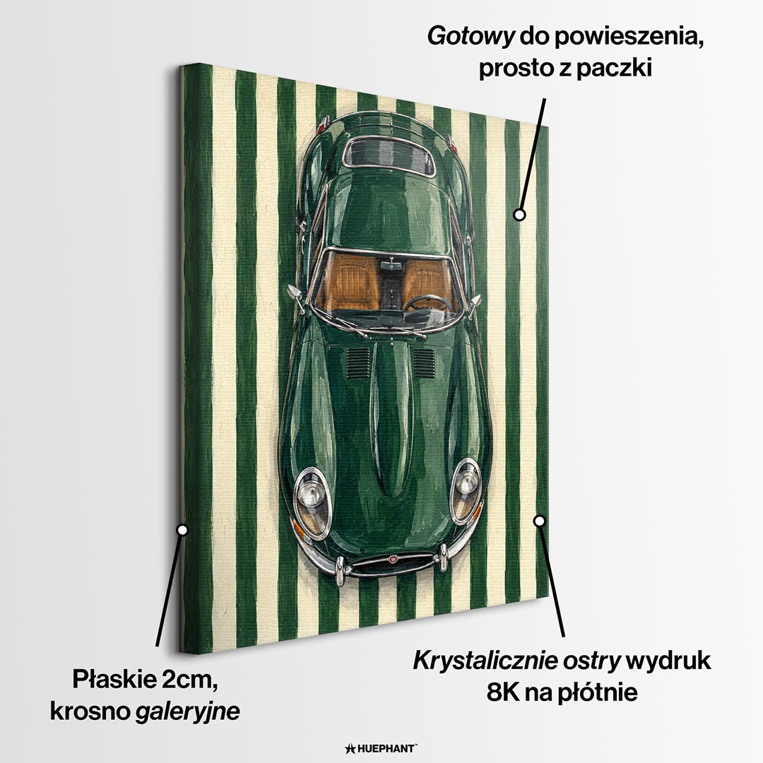 Obraz Emerald Grace – informacje o wykonaniu – Huephant