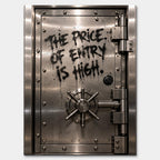 Obraz Entry Price – Płótno – Bez ramy – Huephant