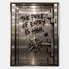 Obraz Entry Price – Płótno – Złota rama – Huephant