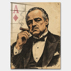 Obraz Father Card – Szkło akrylowe – Bez ramy – Huephant