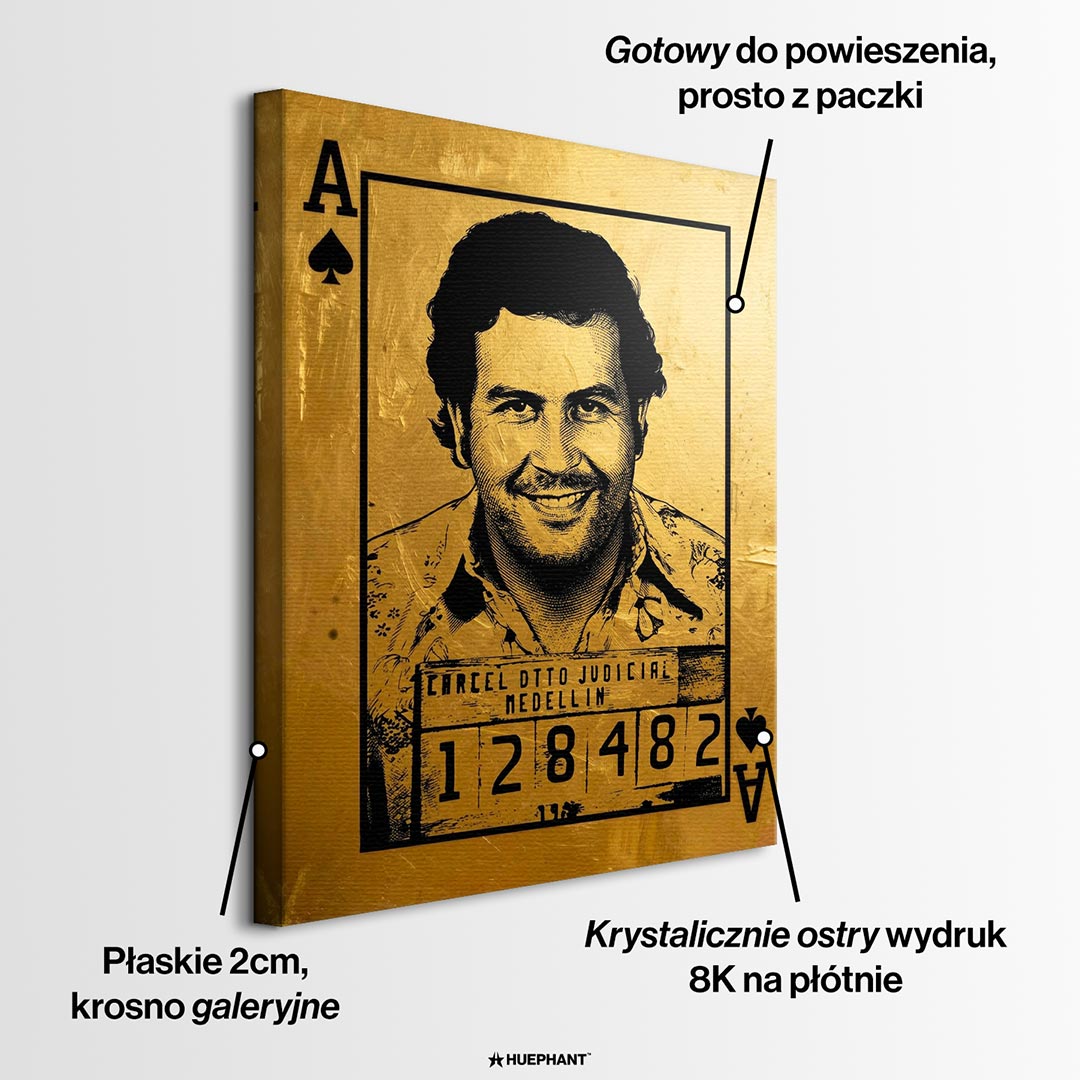 Obraz Gold Pablo – informacje o wykonaniu – Huephant
