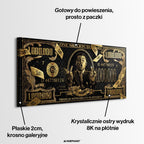 Obraz Golden Wolf – informacje o wykonaniu – Huephant