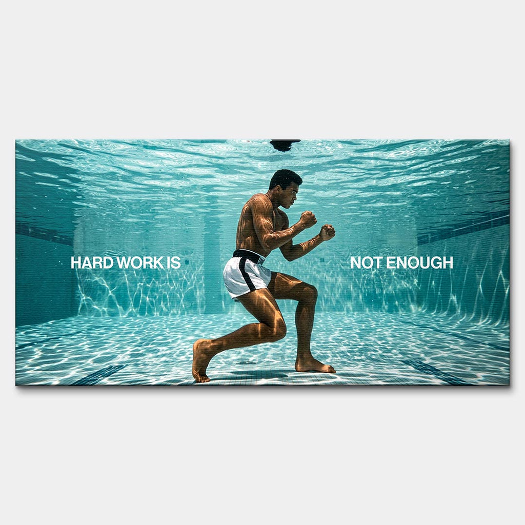 Obraz Hard Work Is Not Enough – Płótno – Bez ramy – Huephant