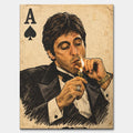 Obraz Hustler Card – Płótno – Bez ramy – Huephant