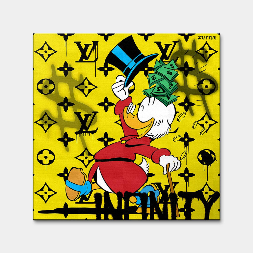 Infinity Duck – Płótno – Bez ramy – Huephant