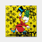 Infinity Duck – Płótno – Bez ramy – Huephant