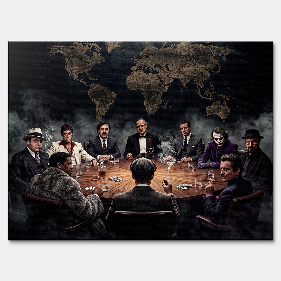 Obraz International Gangsters – Płótno – Bez ramy – Huephant
