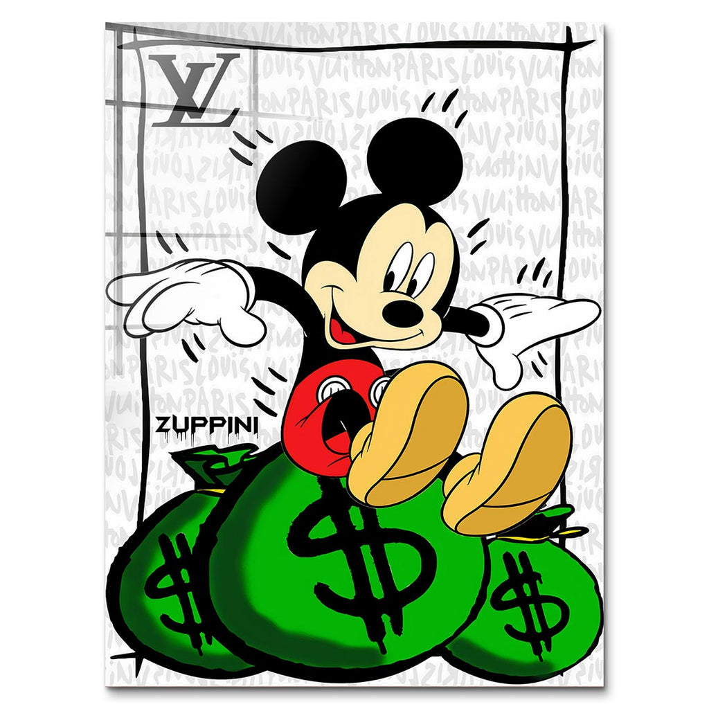 Jackpot Mouse – Szkło akrylowe – Bez ramy – Huephant