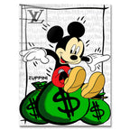 Jackpot Mouse – Szkło akrylowe – Bez ramy – Huephant
