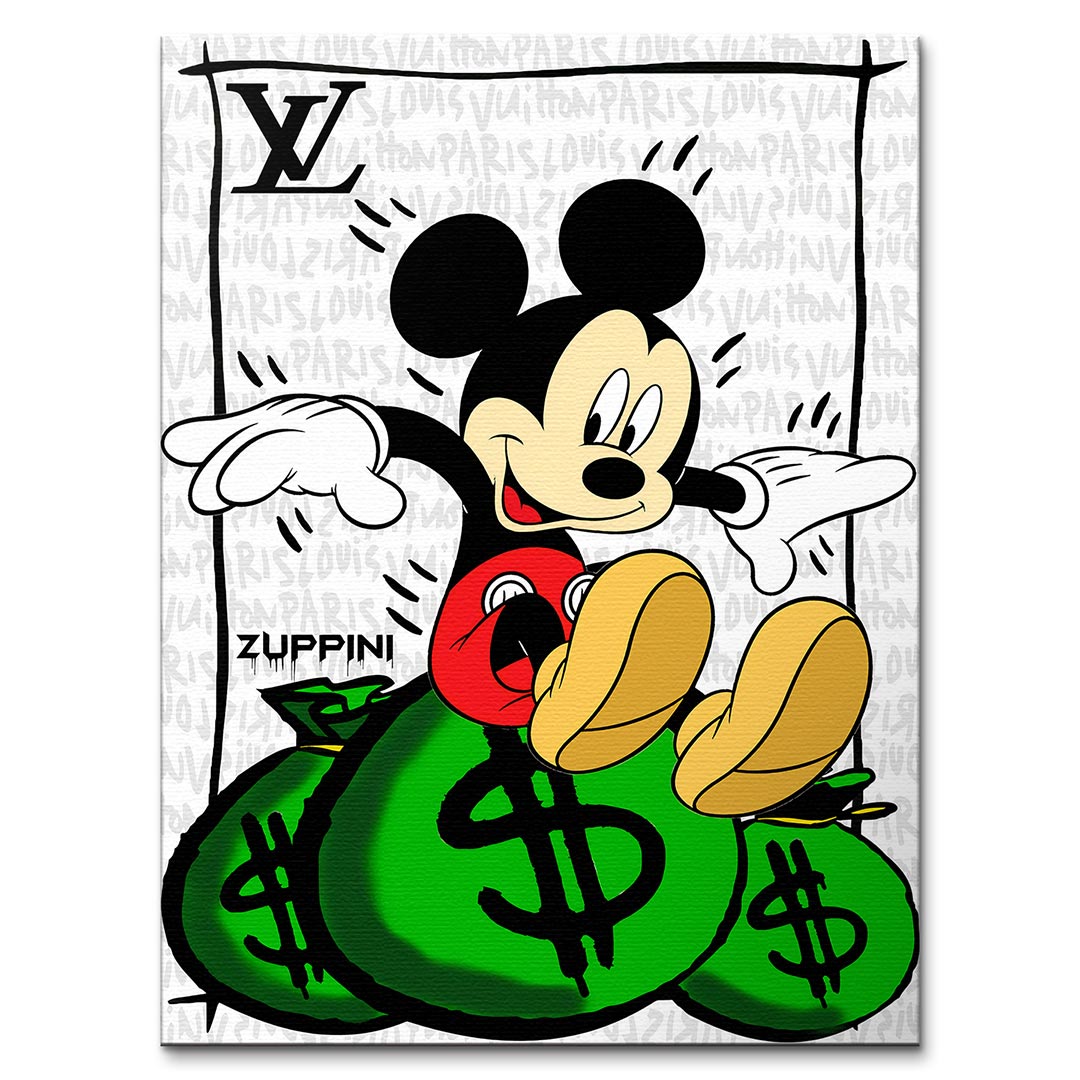 Jackpot Mouse – Płótno – Bez ramy – Huephant