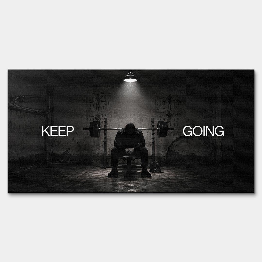 Obraz Keep Going – Płótno – Bez ramy – Huephant