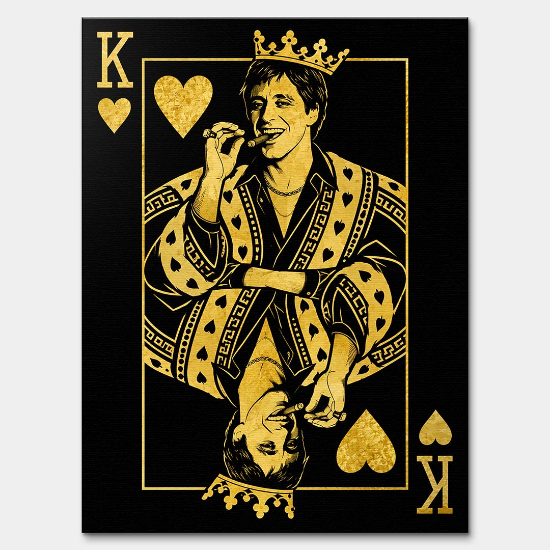 Obraz King Hustler – Płótno – Bez ramy – Huephant