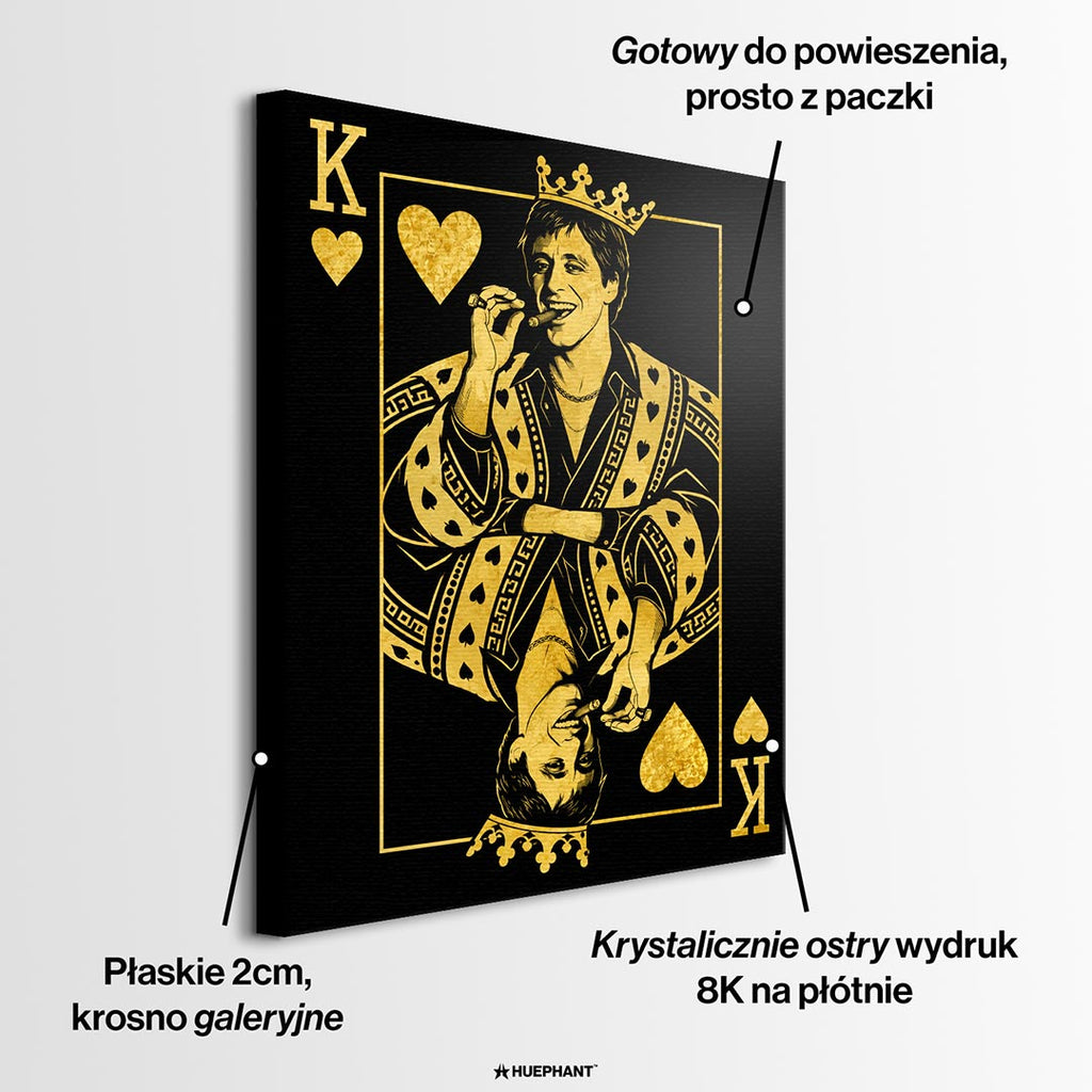 Obraz King Hustler – informacje o wykonaniu – Huephant