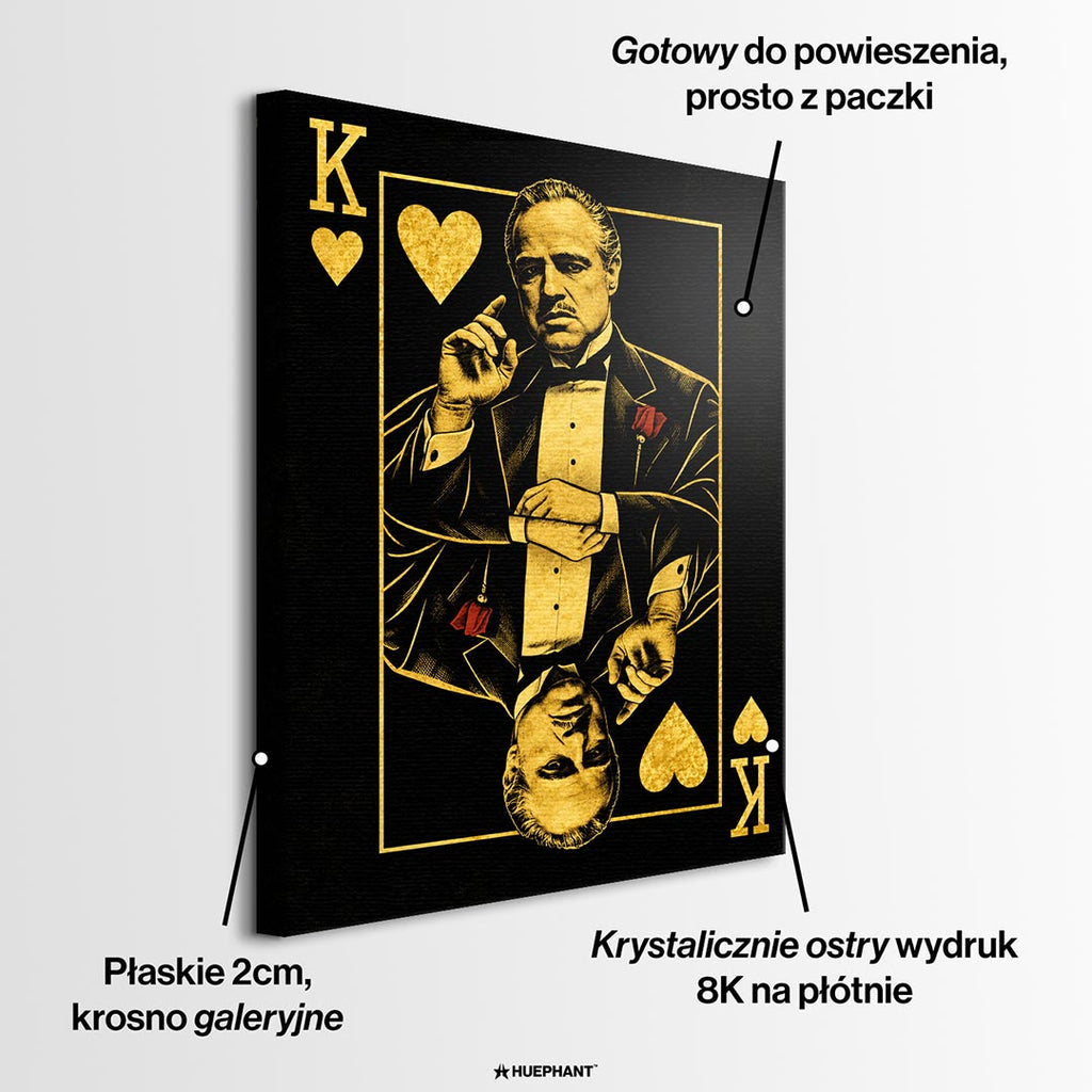 Obraz King Vito – informacje o wykonaniu – Huephant