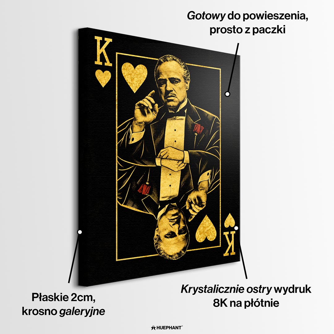 Obraz King Vito – informacje o wykonaniu – Huephant