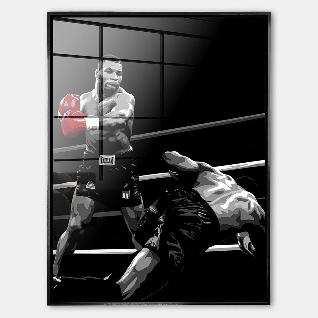 Obraz Legacy No. 02 Fearless – Szkło akrylowe – Czarna rama – Huephant