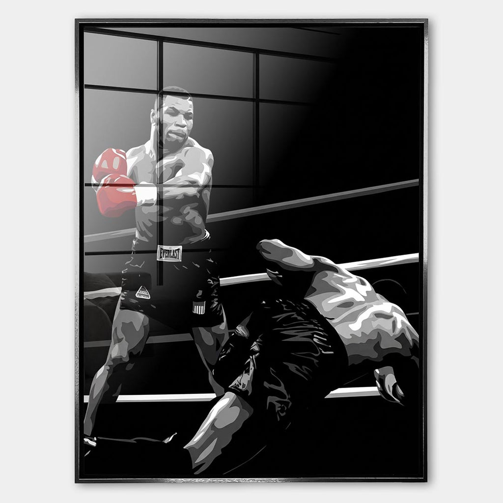 Obraz Legacy No. 02 Fearless – Szkło akrylowe – Srebrna rama – Huephant