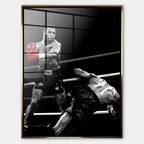 Obraz Legacy No. 02 Fearless – Szkło akrylowe – Złota rama – Huephant