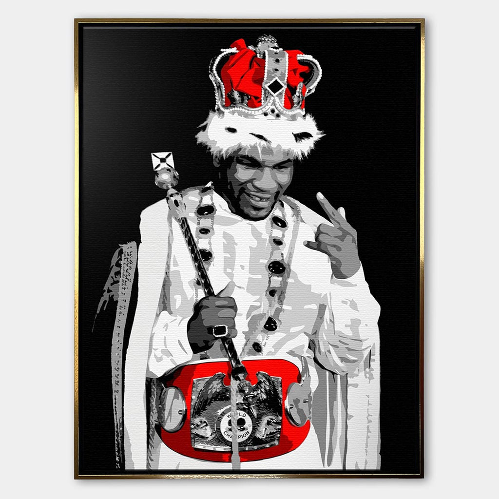 Obraz Legacy No. 03 Crowned – Płótno – Złota rama – Huephant