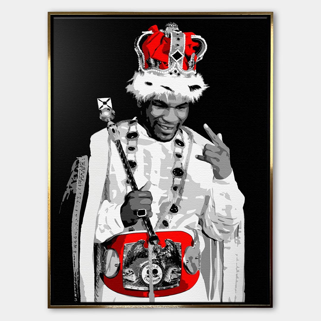 Obraz Legacy No. 03 Crowned – Płótno – Złota rama – Huephant