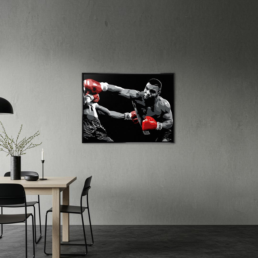 Obraz Legacy No. 07 Unstoppable – czarna rama – aranżacja we wnętrzu – Huephant