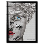 Marble Gaze – Szkło akrylowe – Bez ramy – Huephant