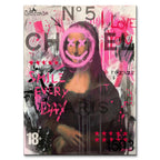 Mona Lisa Smile – Płótno – Bez ramy – Huephant