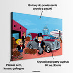 Obraz Money Departure – informacje o wykonaniu – Huephant