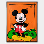 Money Mouse – Płótno – Czarna rama – Huephant