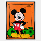Money Mouse – Płótno – Srebrna rama – Huephant