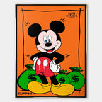 Money Mouse – Płótno – Złota rama – Huephant