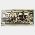 Obraz Money Street – Szkło akrylowe – Bez ramy – Huephant