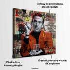 Obraz na płótnie Ace Casino. Nowoczesny wydruk galeryjny pop-art z motywem sukcesu, gangstera i luksusu. Wyjątkowa sztuka nowoczesna do biura.